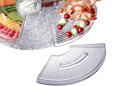 Chilled Appetizer Server With Ice Tray
